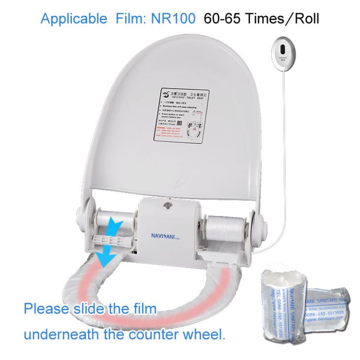 Tampas de assento de toalete aquecidas de sensor Sensor Heated Toilet Seat Covers