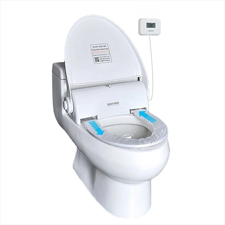 Dispensador automático de capa para assento sanitário