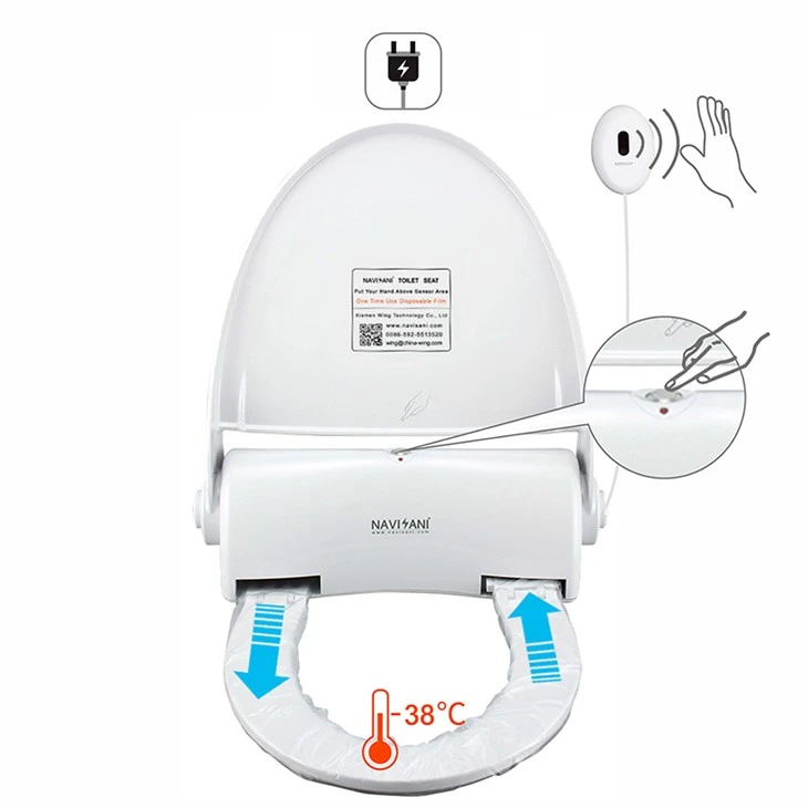 Capas descartáveis ​​​​automáticas para assentos sanitários